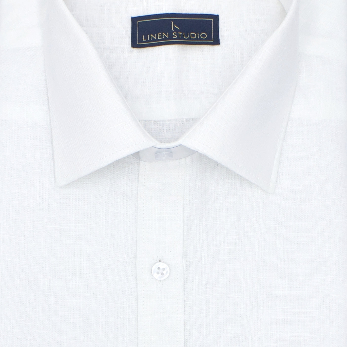 70 Lea White Readymade Pure Linen Shirt - Linen Studio
