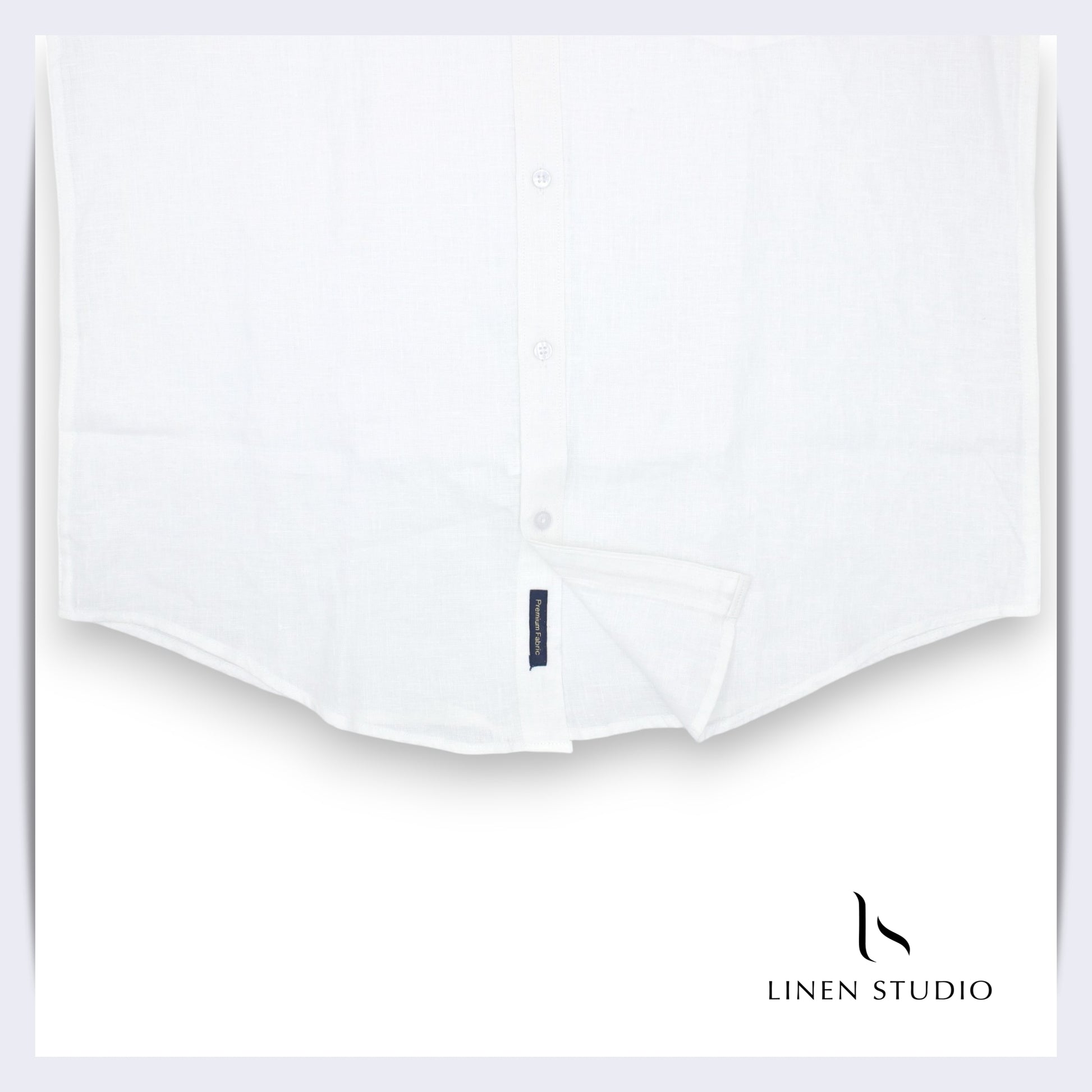 70 Lea White Readymade Pure Linen Shirt - Linen Studio