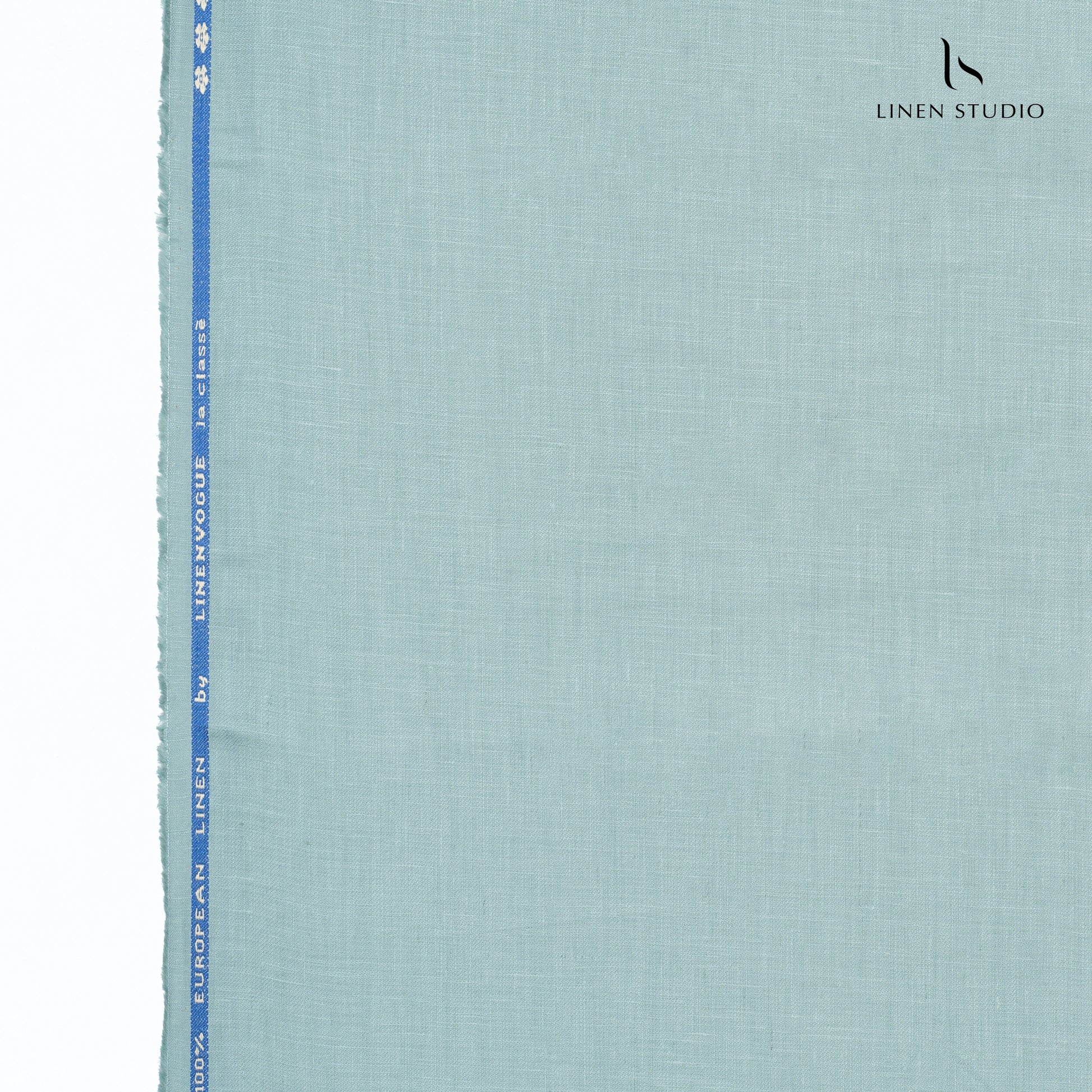 Premium Pure Linen Suiting by Linen Vogue - Turquoise - Linen Studio