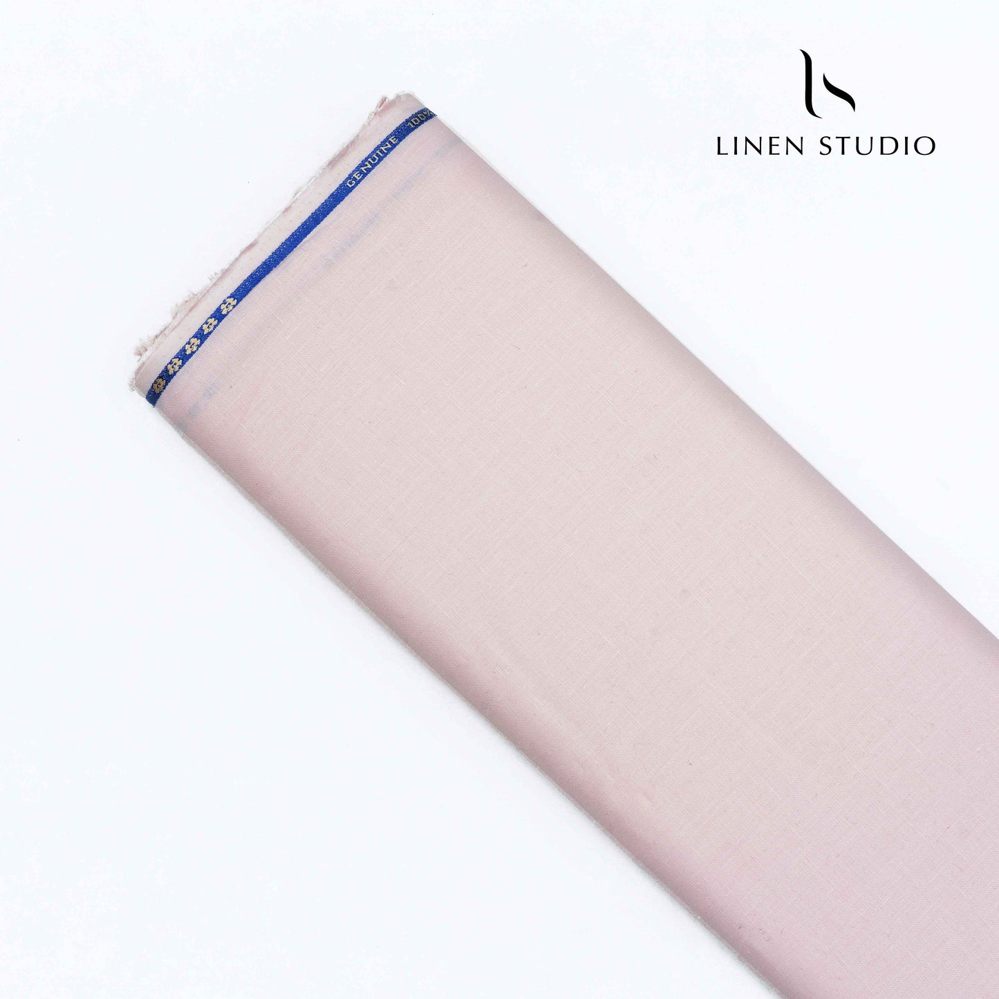 Premium Pure Linen Suiting by Linen Vogue - Baby Pink - Linen Studio