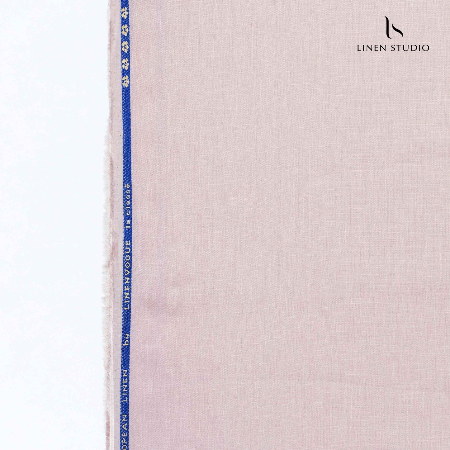Premium Pure Linen Suiting by Linen Vogue - Baby Pink - Linen Studio
