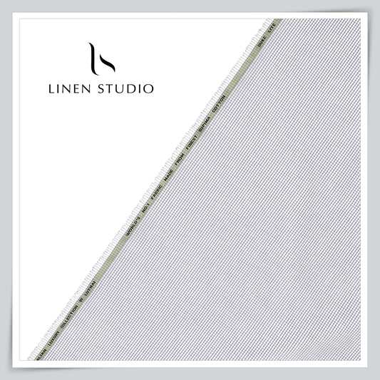 1.40 MTR SHIRTING - FINEST SUPIMA COTTON CHECKS BY LUTHAI (FLAT RATE)
