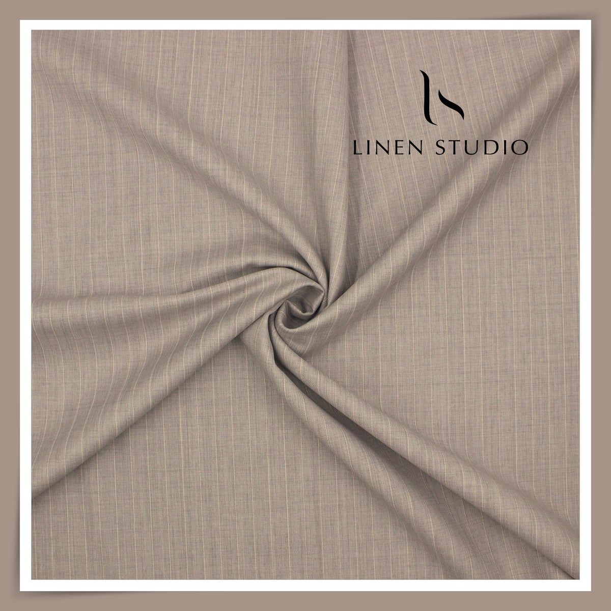 1.00 MTR SUITING - HARMONY 130'S AUSTRALIAN MERINO WOOL STRIPES BY VERCELLI EB 105 (FLAT RATE)