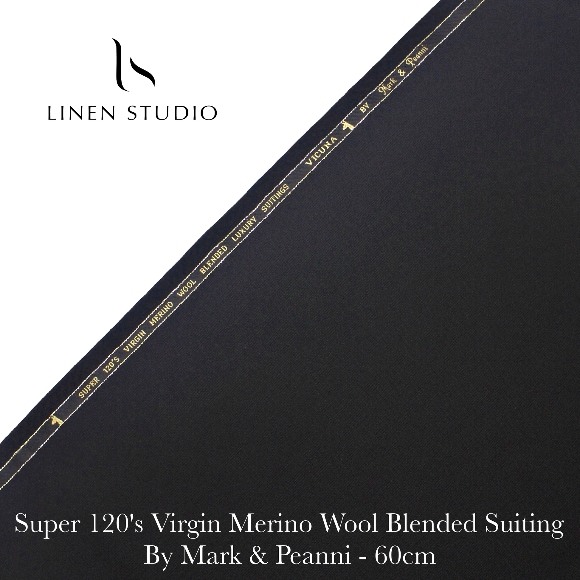60 Cm Suiting Fabric  - END BIT (70%) - Linen Studio
