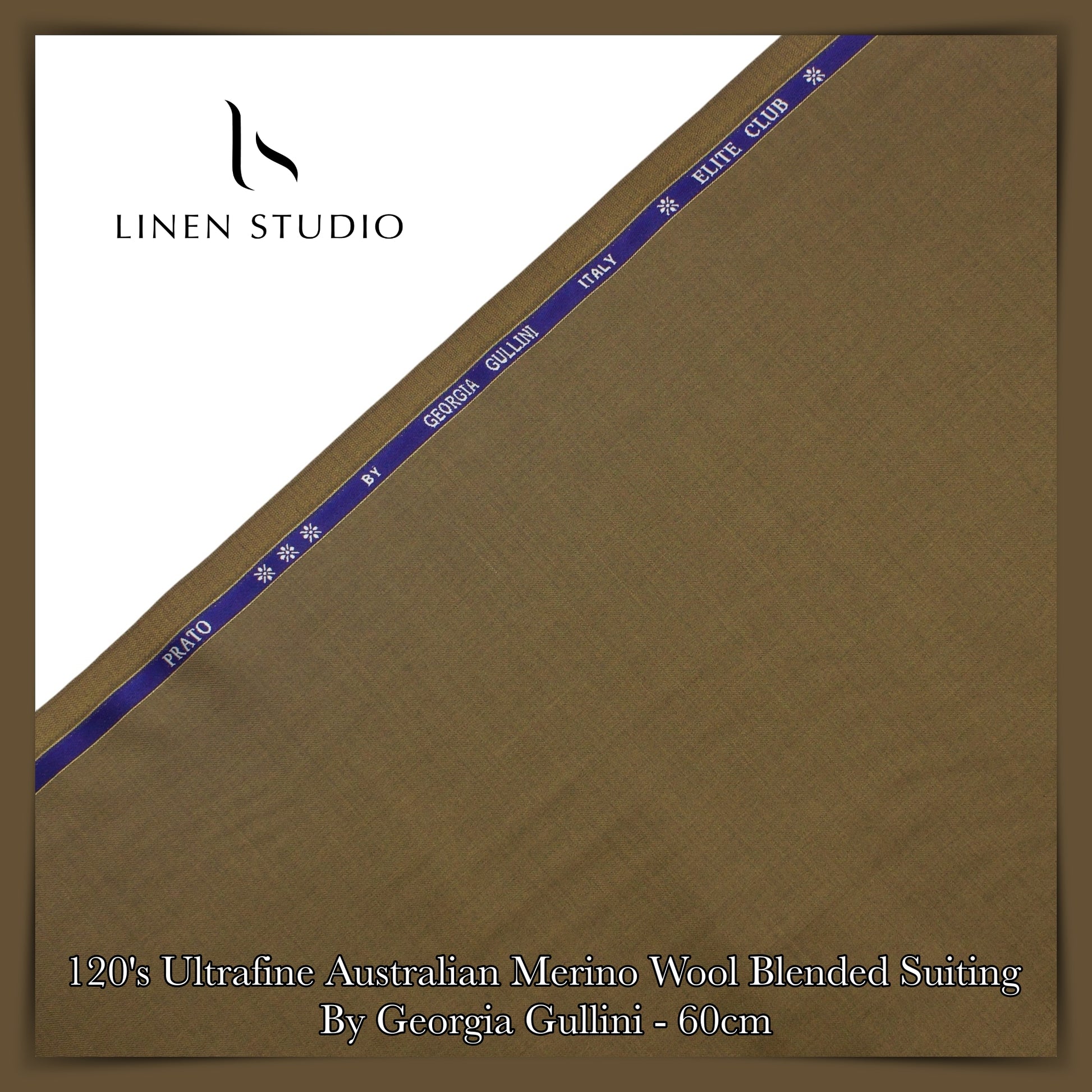 60 Cm Suiting Fabric  - END BIT (70%) - Linen Studio