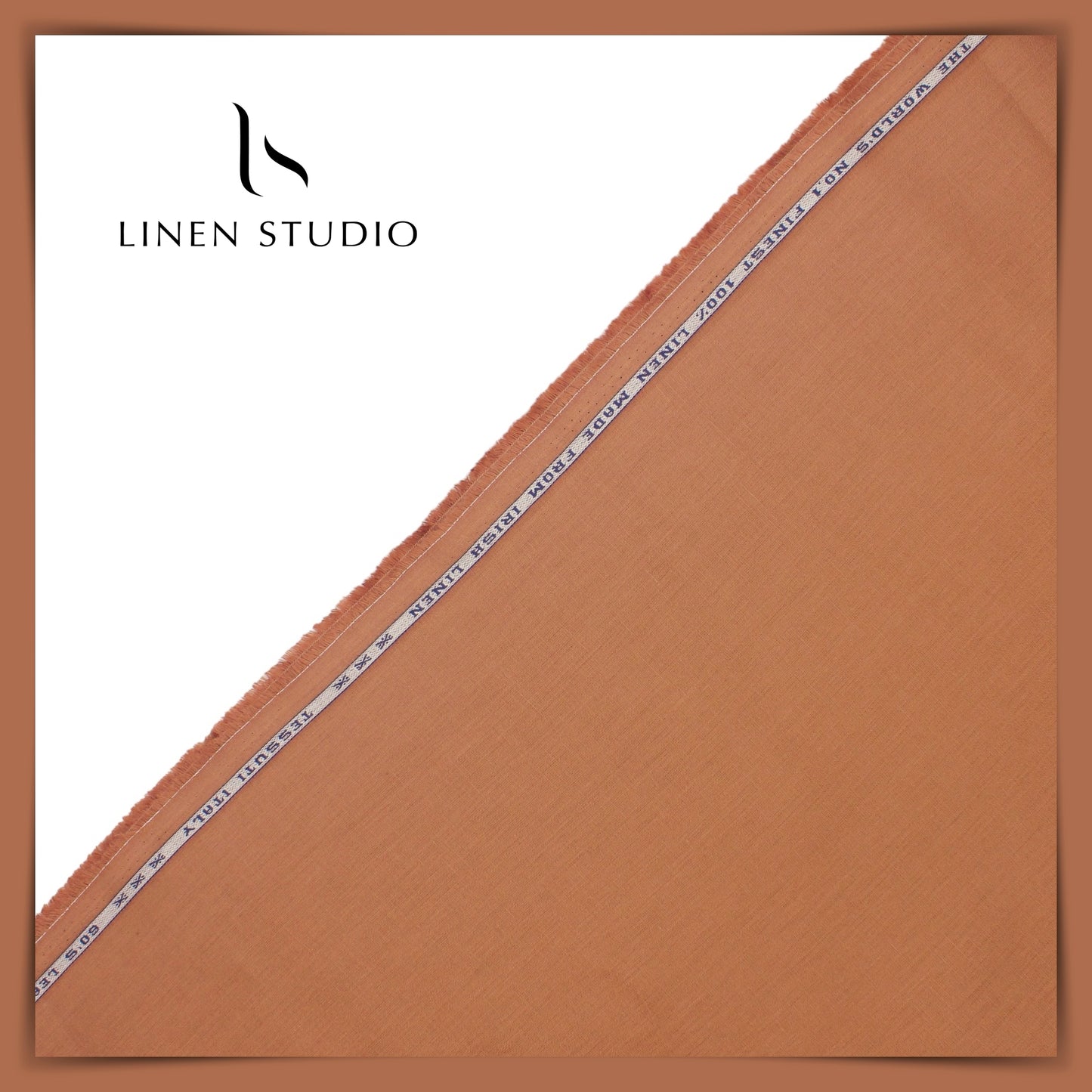 40 CMS SHIRTING - PURE LINEN 60 LEA PLAIN BY TESSUTI ITALY 108(FLAT RATE)