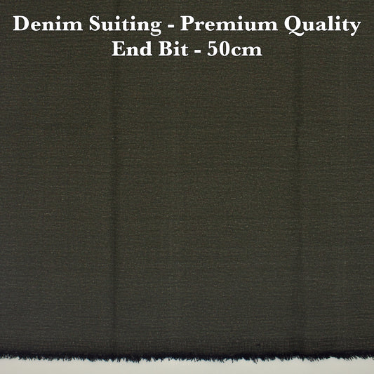 50 Cm Suiting Fabric  - END BIT (FLAT RATE)