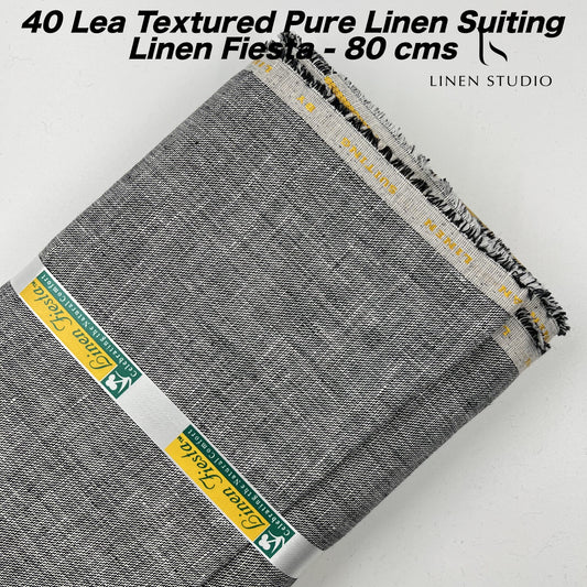 80 Cm Pure Linen Suiting - END BIT (50%) - Linen Studio