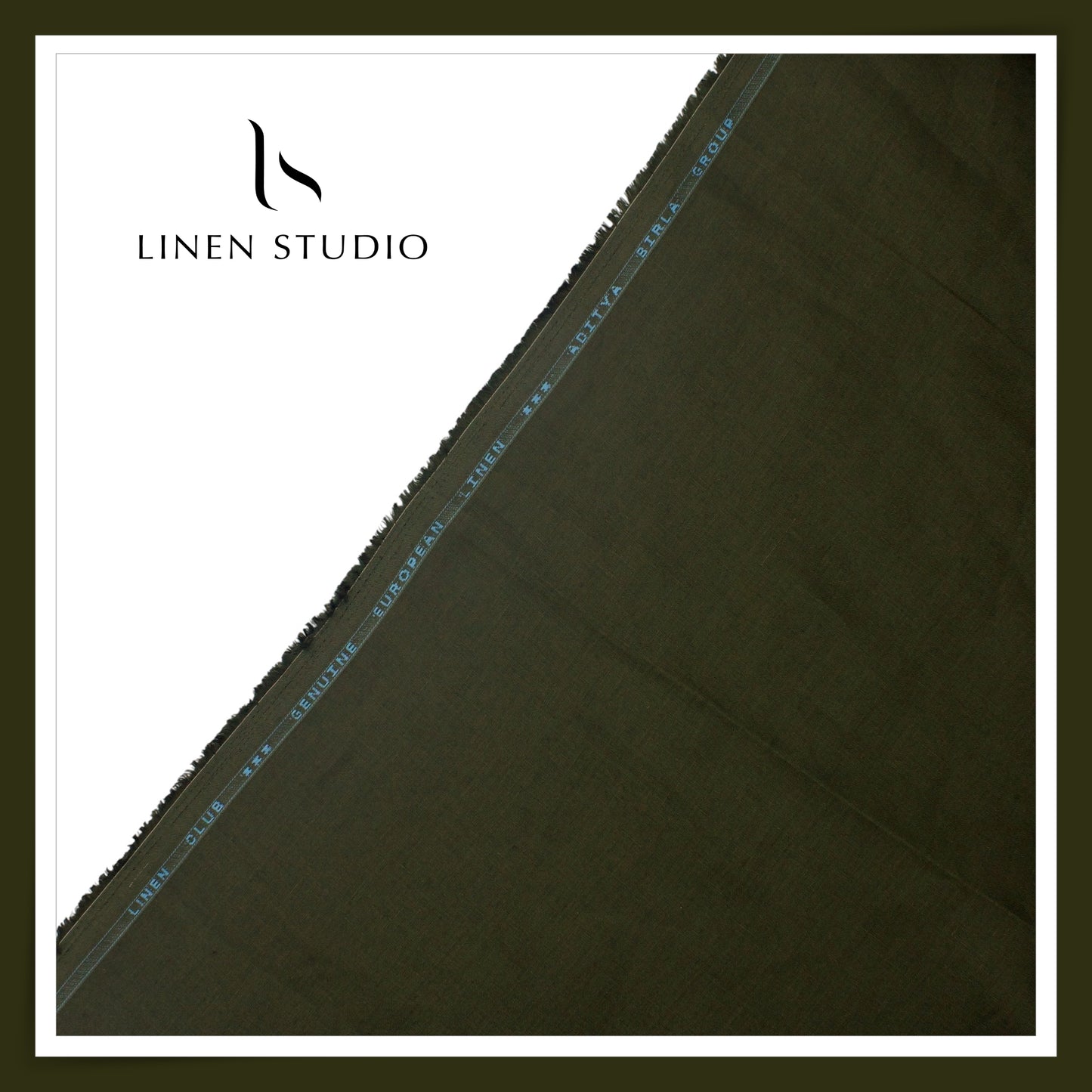 70 Lea Plain Colour Shirting by Linen Club - Dark Green (NEW) (Limited Stock)