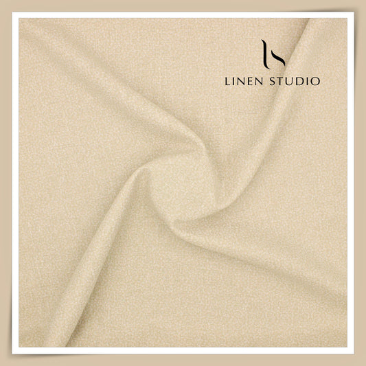 Linen Club 60 Lea Pure Linen Printed Shirting W/O SEL - Wee Print (30% SALE) (NEW)