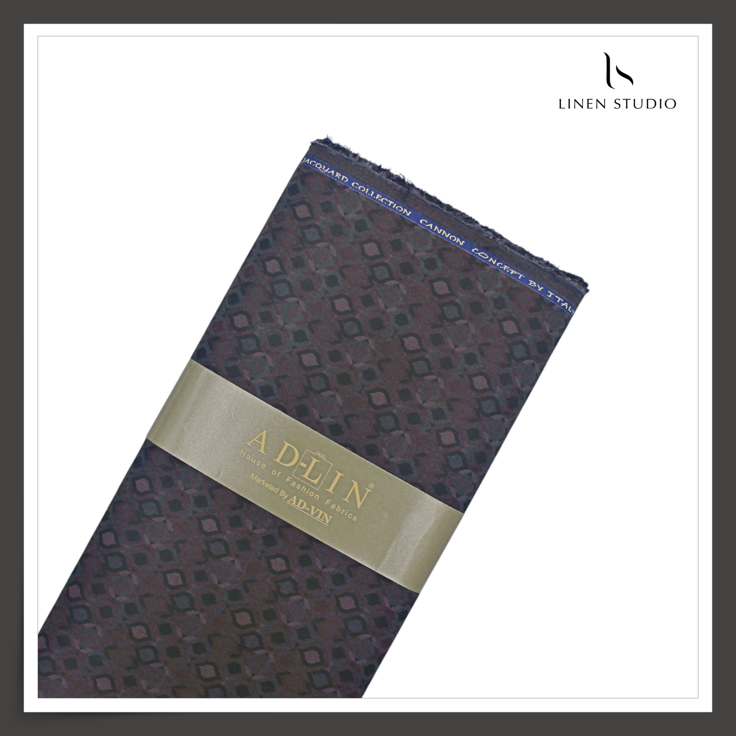 REVERSIBLE 100% Giza Cotton LA Finished Jacquard Shirting - 04 (NEW) (Zoom In)