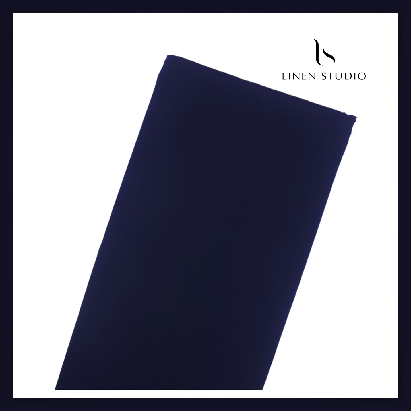 Indonesian Lachka Suiting (Korean Pants) - Navy Blue - Linen Studio
