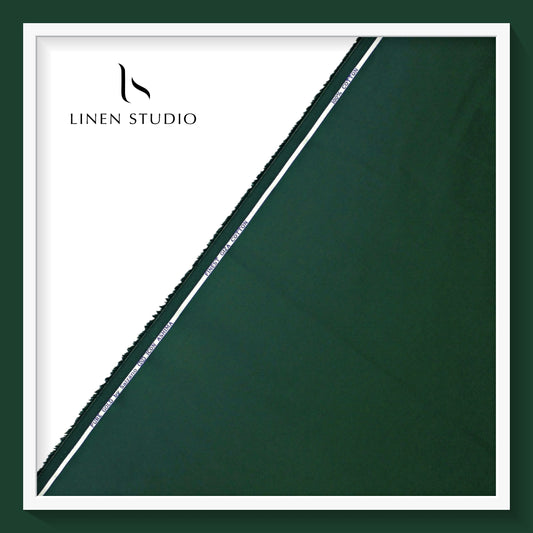 Icon Ashima 60's Satin Giza Cotton - Dark Green