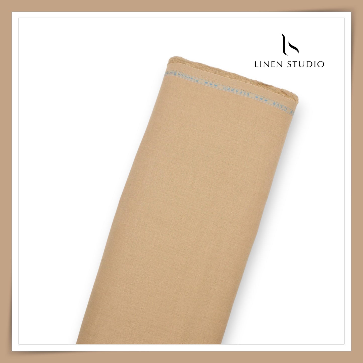 80 Lea Plain Colour Premium Shirting by Linen Club -  Lion (NEW) (Limited Stock)