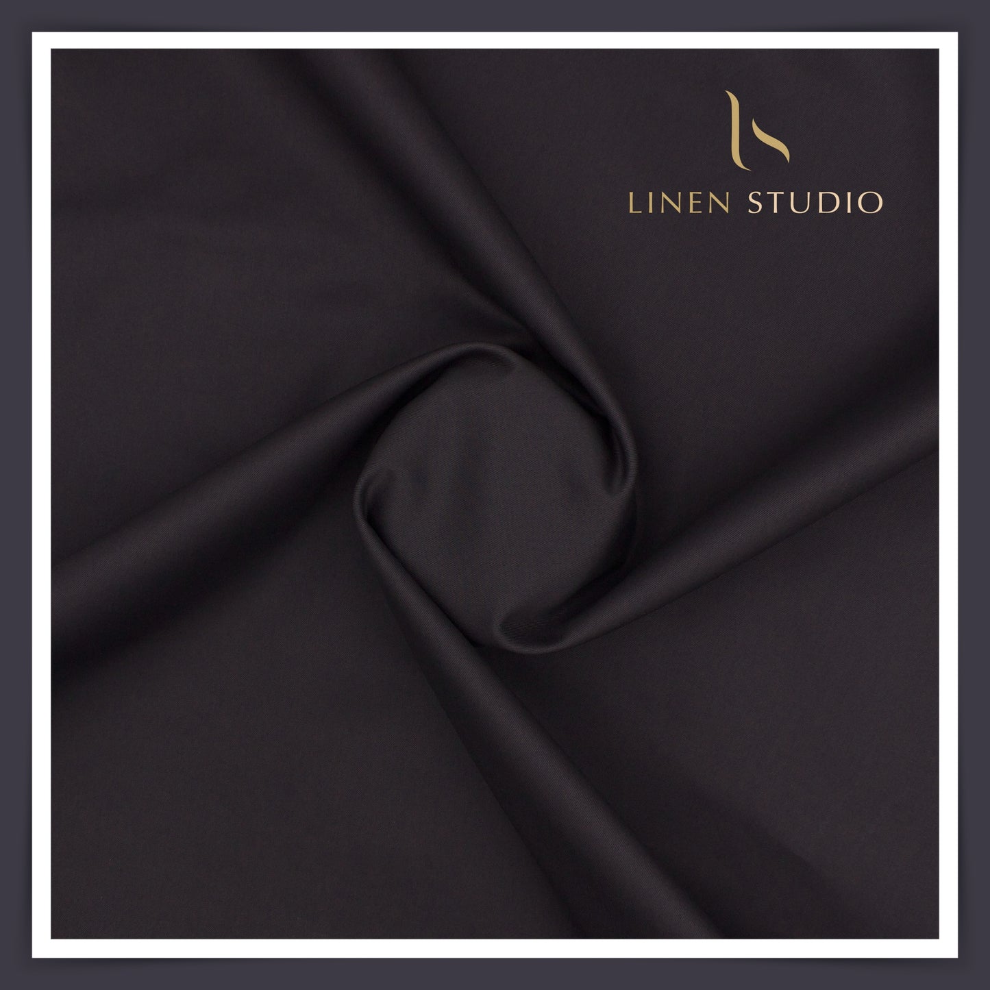 Morarjee 3 Ply Giza Cotton Suiting with Lycra - Rhino Grey - Linen Studio