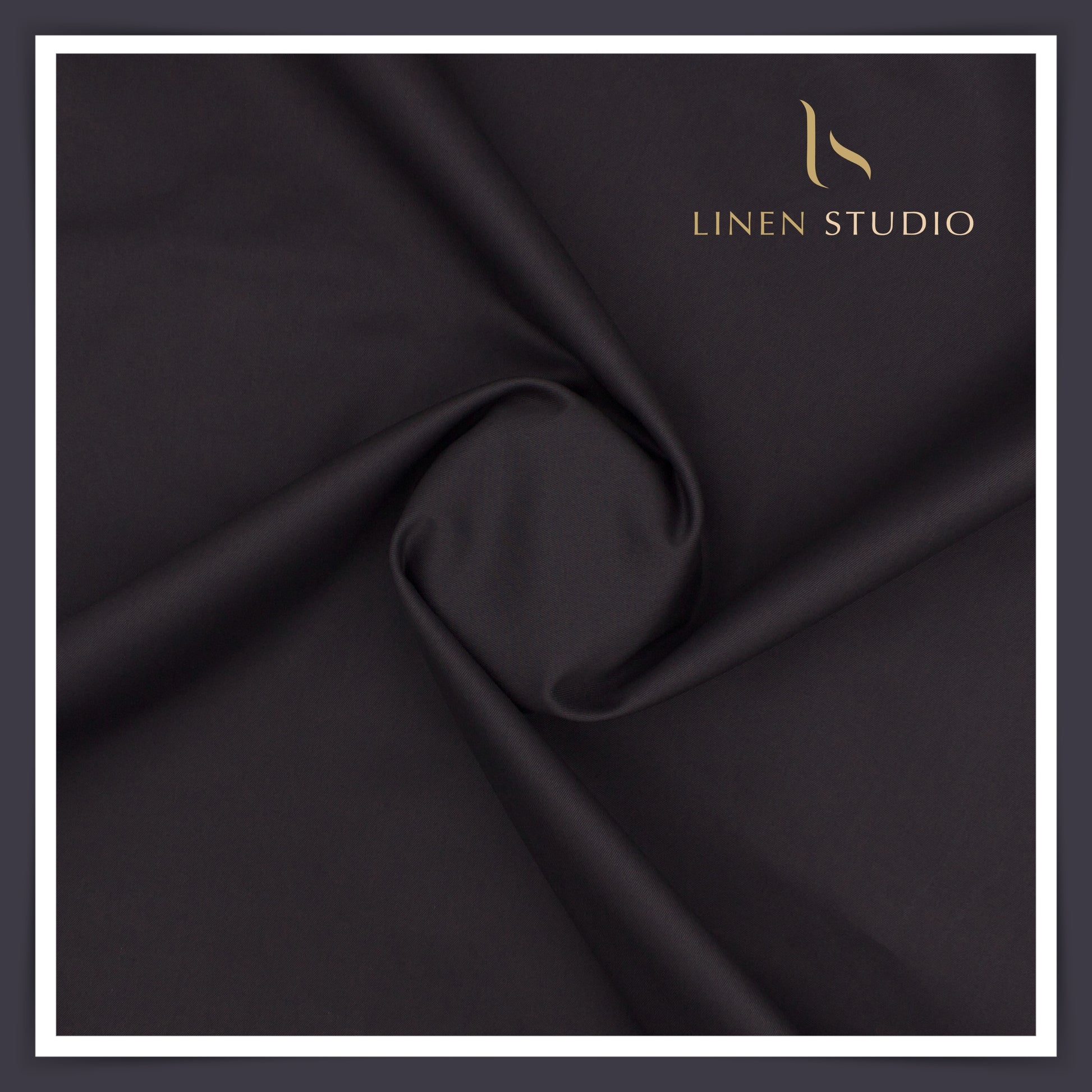 Morarjee 3 Ply Giza Cotton Suiting with Lycra - Rhino Grey - Linen Studio