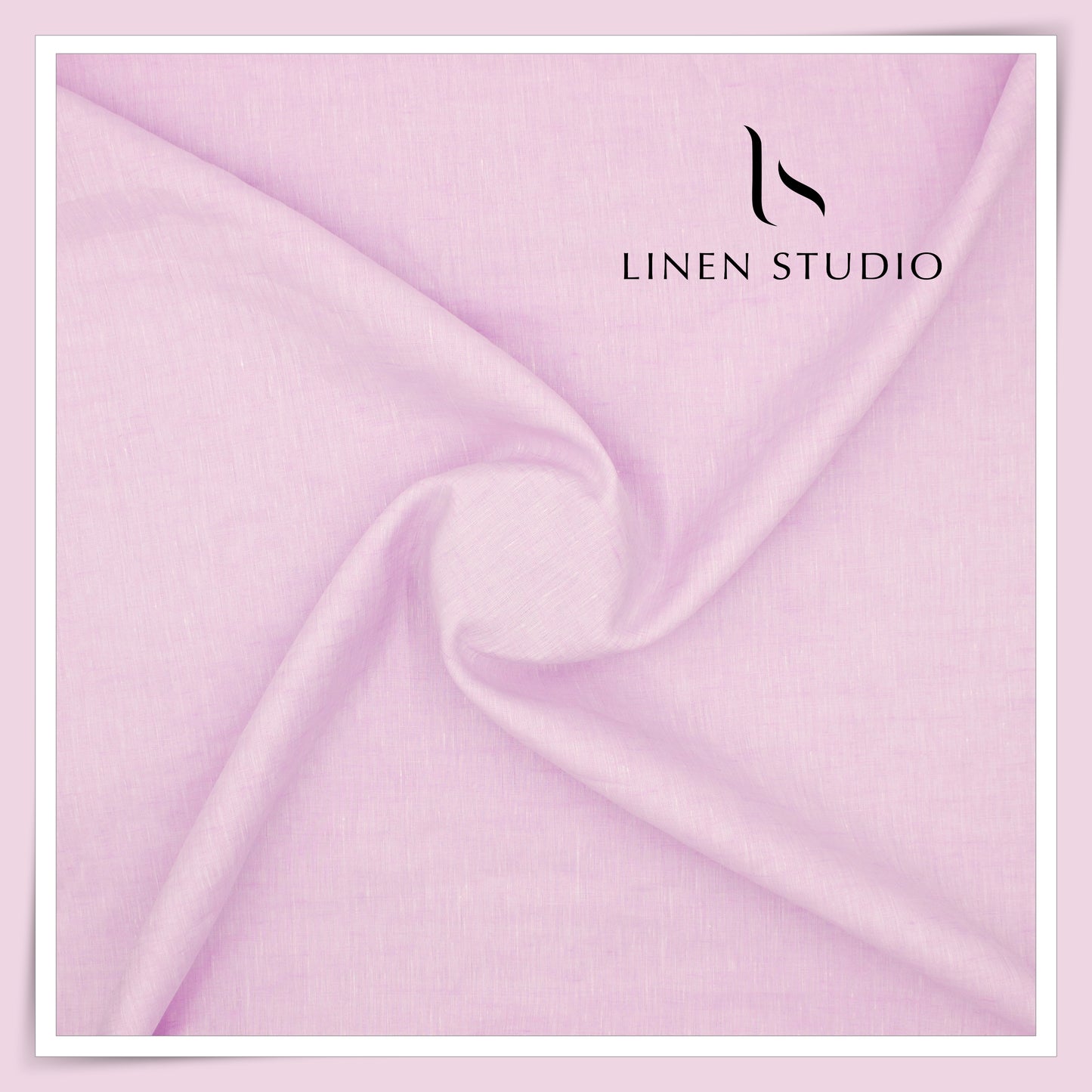 100 LEA PREMIUM Linen Plain Shirting by Burgoyne - Classic Rose (NEW)