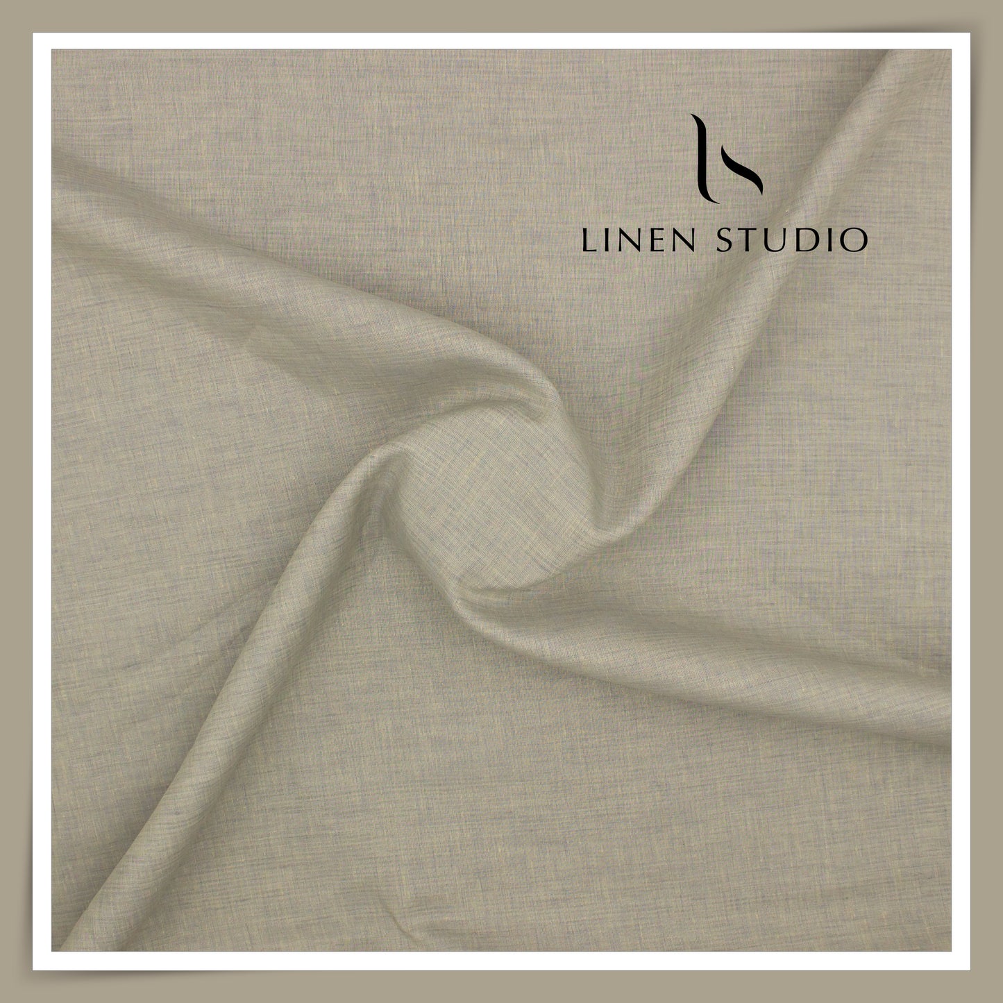 100 LEA PREMIUM Linen Plain Shirting by Burgoyne - Golden Brown (NEW)