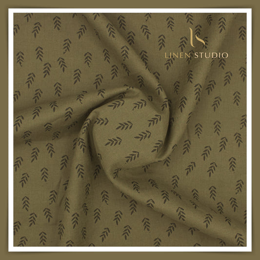60 Lea Printed Linen Shirting by Burgoyne - Haritapatram