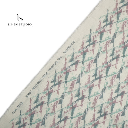 Burgoyne 70 Lea Premium Linen Digital Print - Rangini Parvatah - Linen Studio