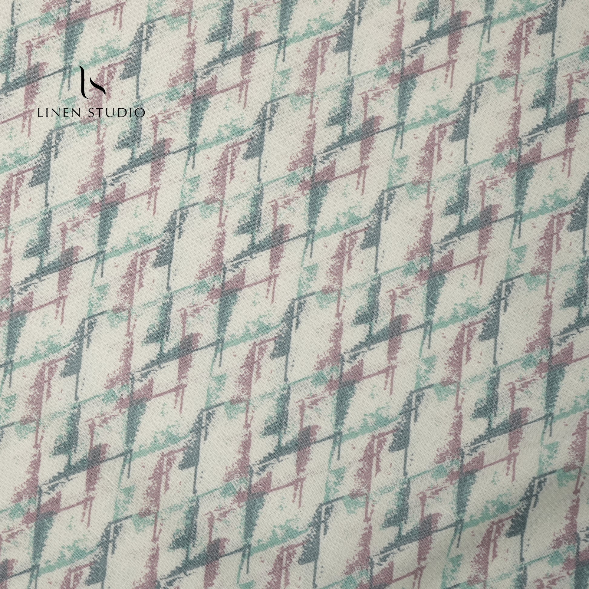 Burgoyne 70 Lea Premium Linen Digital Print - Rangini Parvatah - Linen Studio