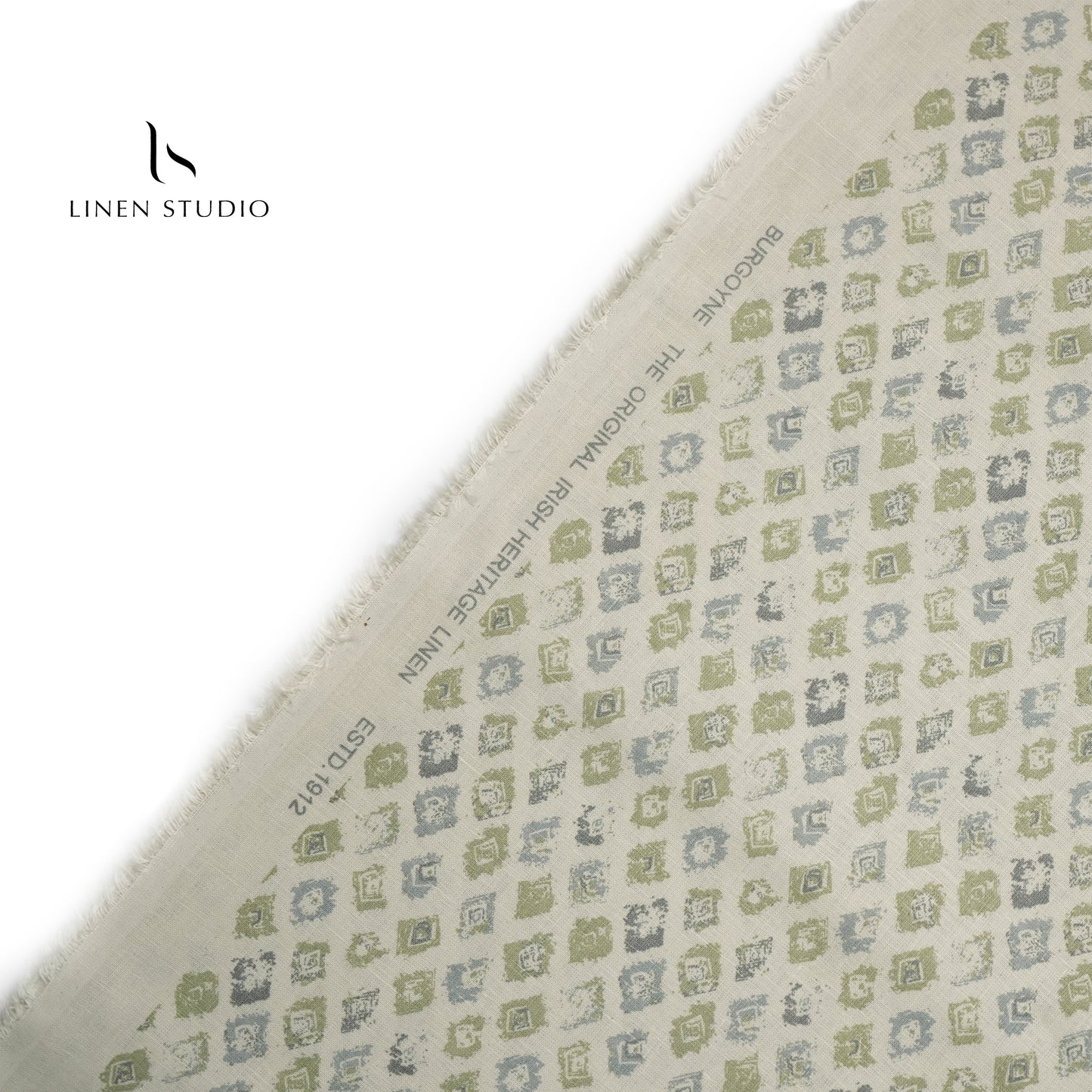 Burgoyne 70 Lea Premium Linen Digital Print - Amurt Mudran - Linen Studio