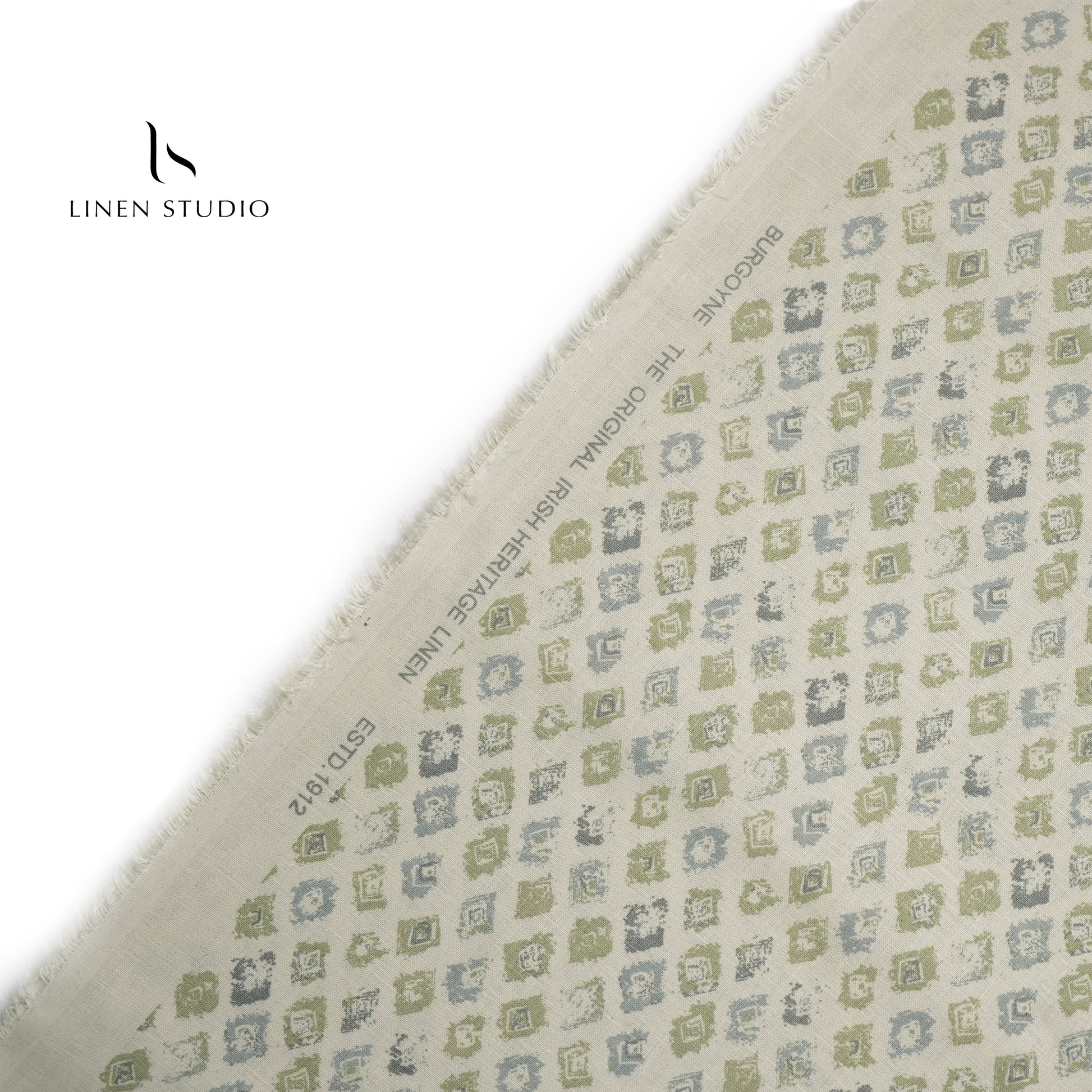 Burgoyne 70 Lea Premium Linen Digital Print - Amurt Mudran - Linen Studio