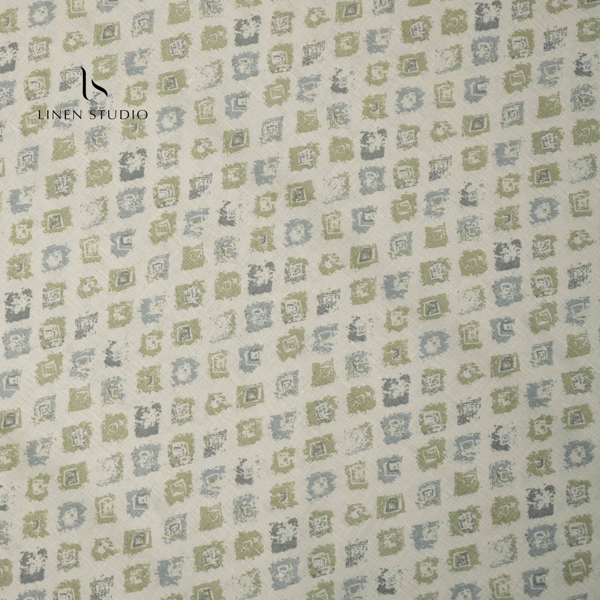 Burgoyne 70 Lea Premium Linen Digital Print - Amurt Mudran - Linen Studio