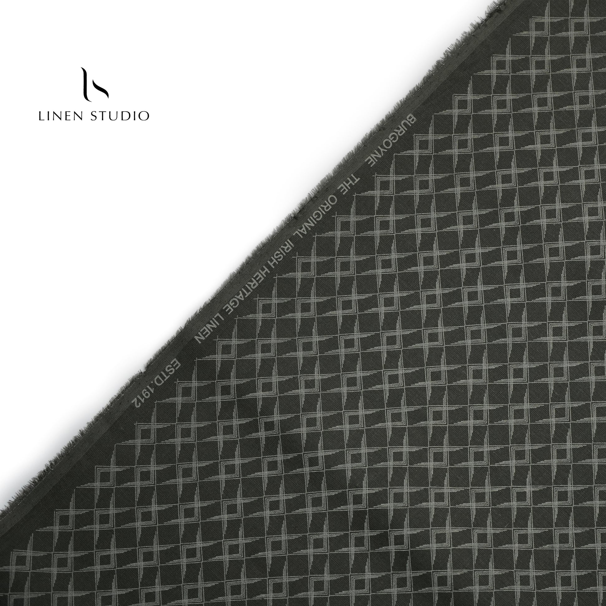 Burgoyne 70 Lea Premium Linen Digital Print - Bahubanah Harit - Linen Studio