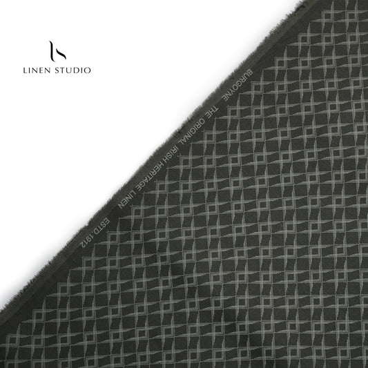 Burgoyne 70 Lea Premium Linen Digital Print - Bahubanah Harit - Linen Studio