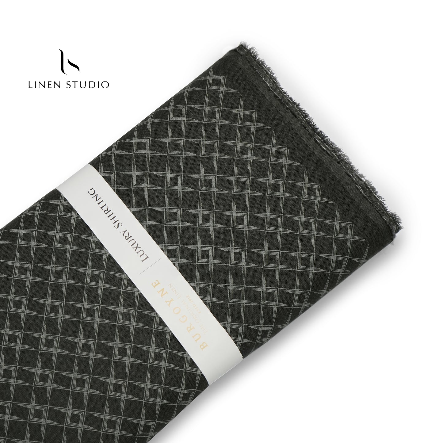 Burgoyne 70 Lea Premium Linen Digital Print - Bahubanah Harit - Linen Studio