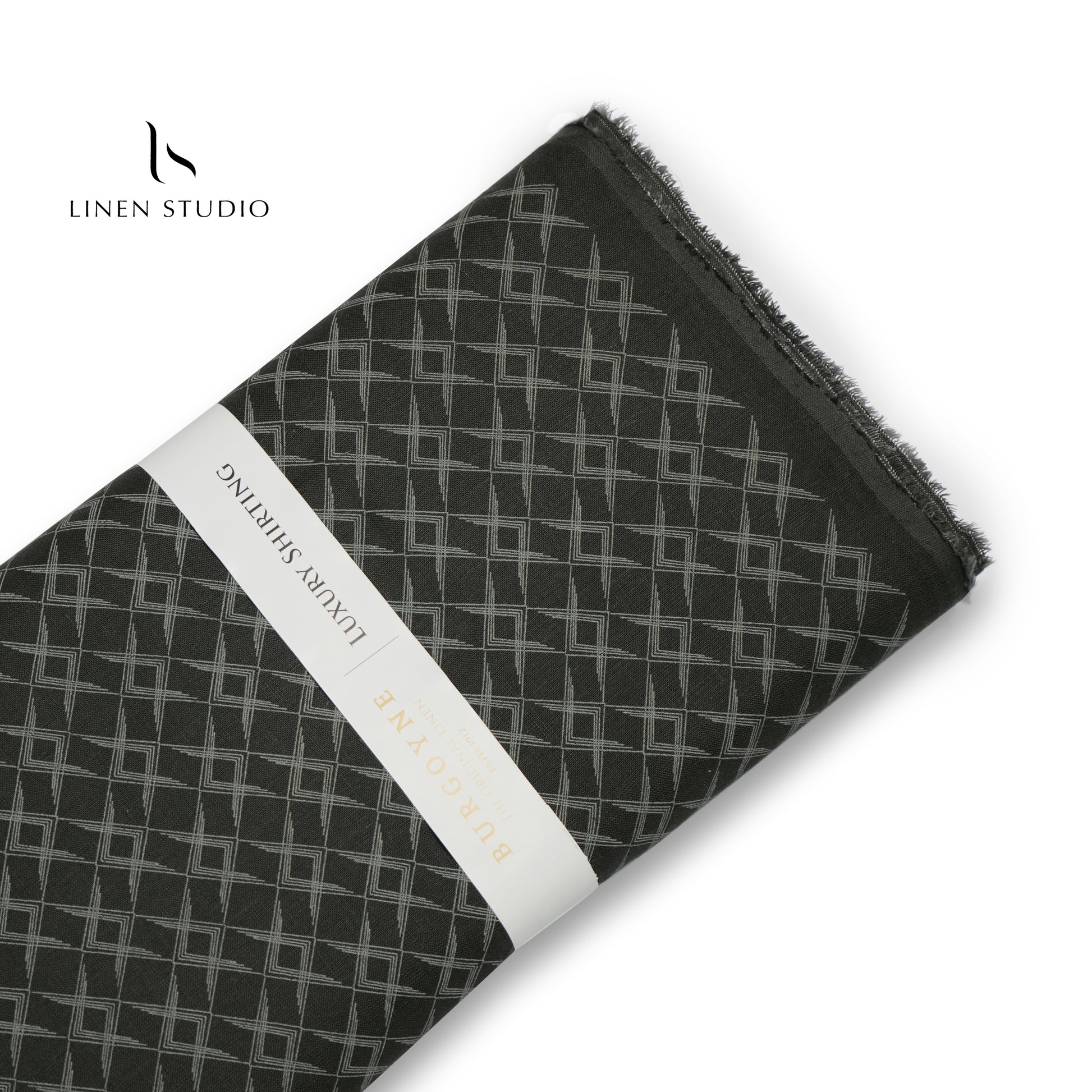 Burgoyne 70 Lea Premium Linen Digital Print - Bahubanah Harit - Linen Studio