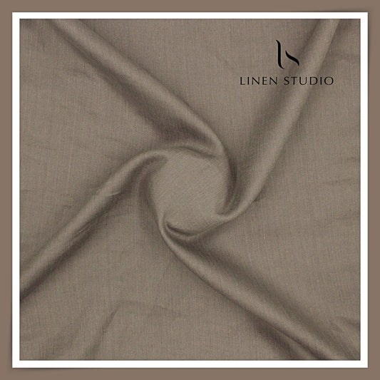 70 Lea Twill Shirting by Burgoyne - Smoky Grey (Fastest Selling) (NEW)