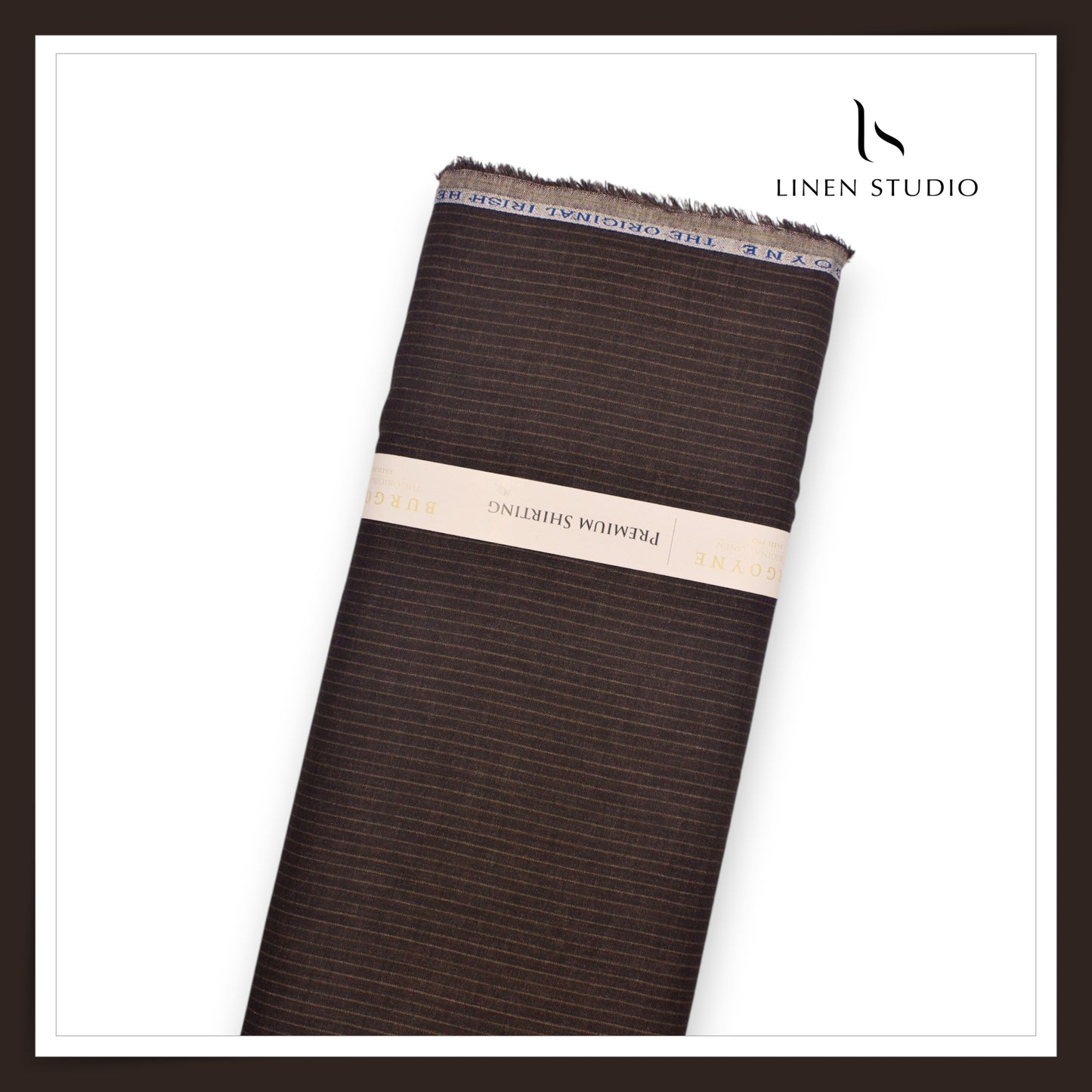 60 Lea Pure Linen Shirting by Burgoyne - 07170/01 (NEW) (Limited Stock)