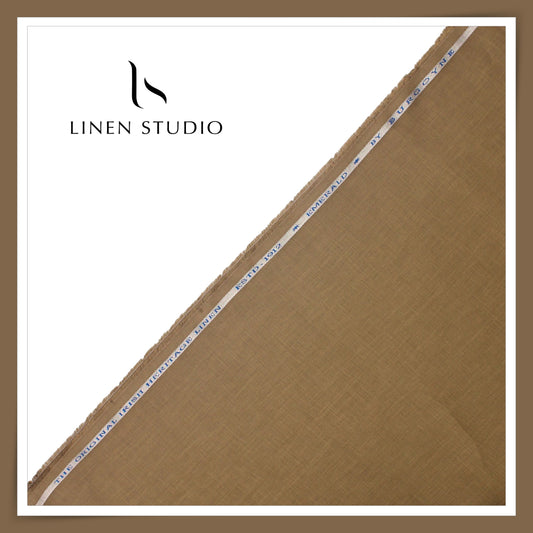 Burgoyne Premium Linen 70 Lea Plain Shirting - Amphora (NEW)