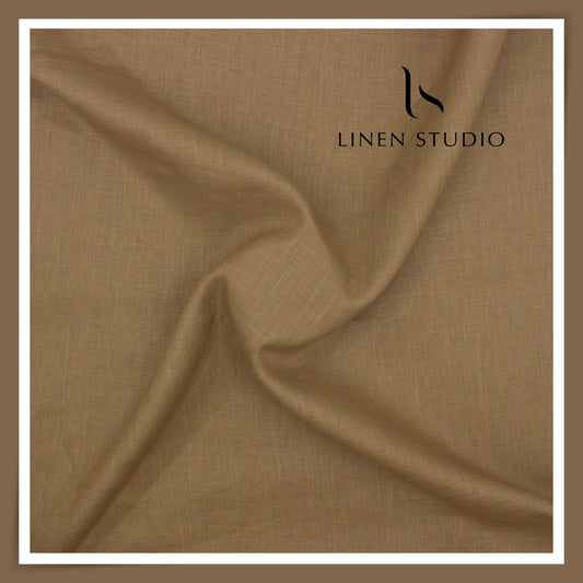 Burgoyne Premium Linen 70 Lea Plain Shirting - Amphora (NEW)