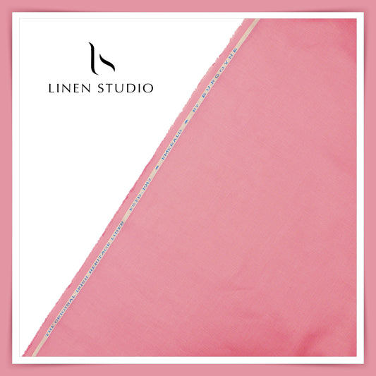 Burgoyne Premium Linen 70 Lea Shirting - Cashmere Rose (NEW)