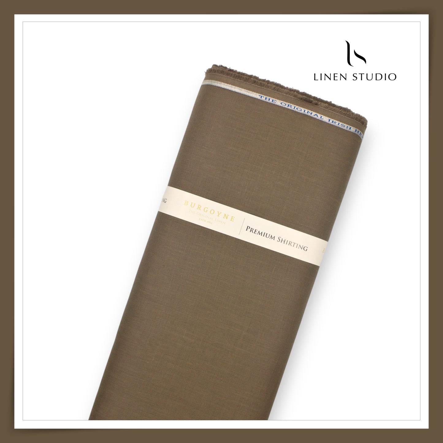 Burgoyne Premium Linen 70 Lea Plain Shirting - Kabul (NEW)