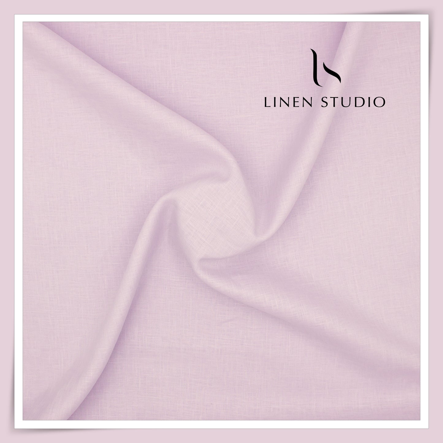 Burgoyne Premium Linen 70 Lea Plain Shirting - Lavender Flare (NEW)
