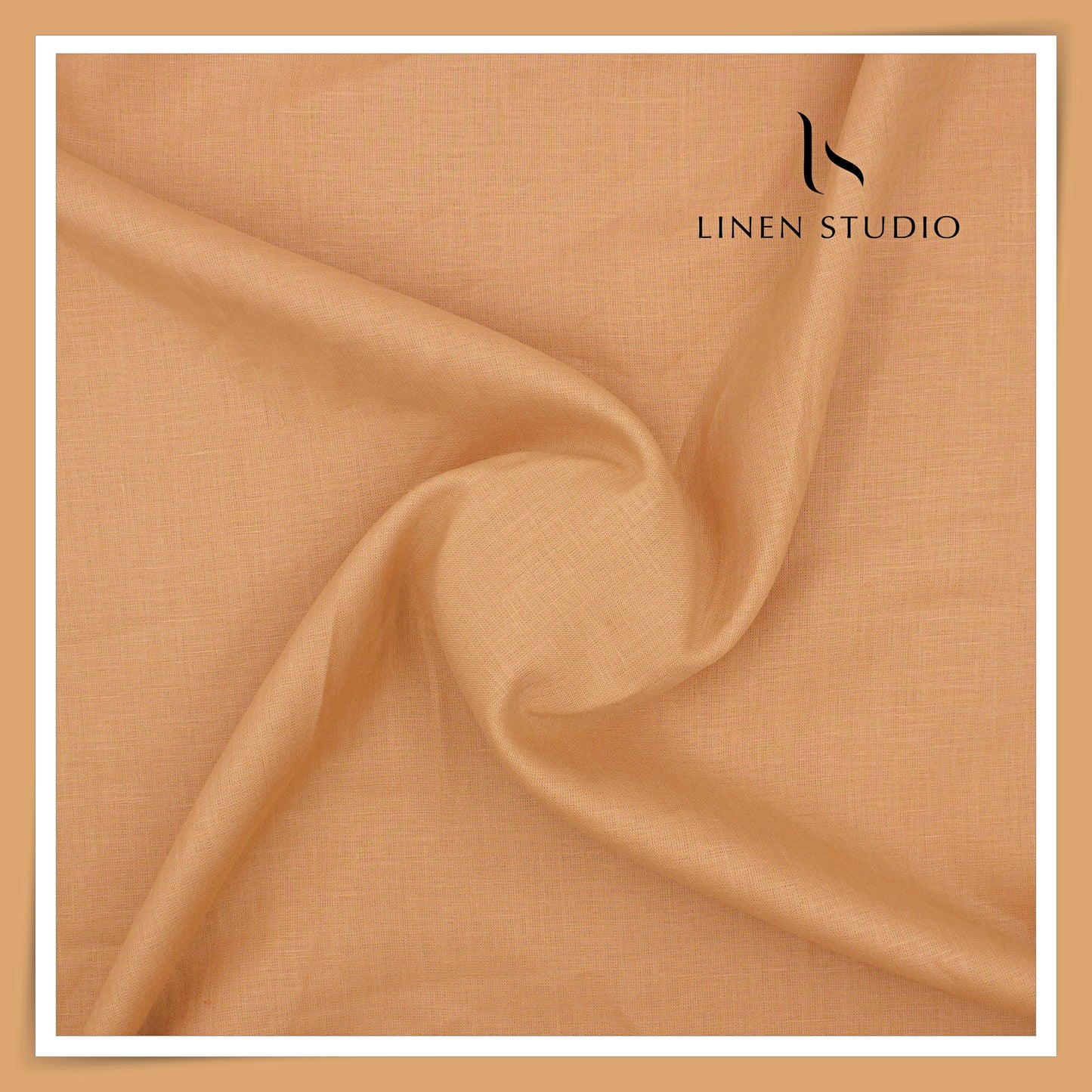 Burgoyne Premium Linen 70 Lea Shirting - Brown Sugar Toast (NEW)