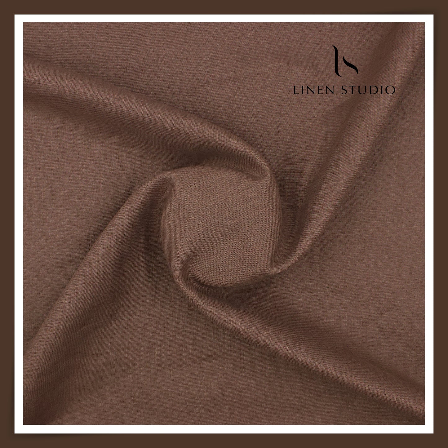 Burgoyne Premium Linen 70 Lea Shirting - Irish Coffee Taupe (NEW)
