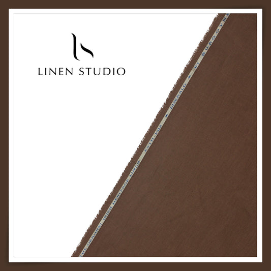Burgoyne Premium Linen 70 Lea Shirting - Irish Coffee Taupe (NEW)