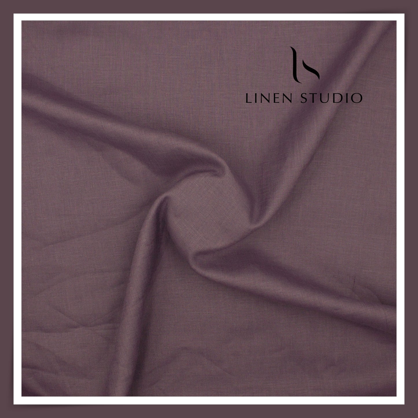 Burgoyne Premium Linen 70 Lea Plain Shirting - Grape Jam (NEW)