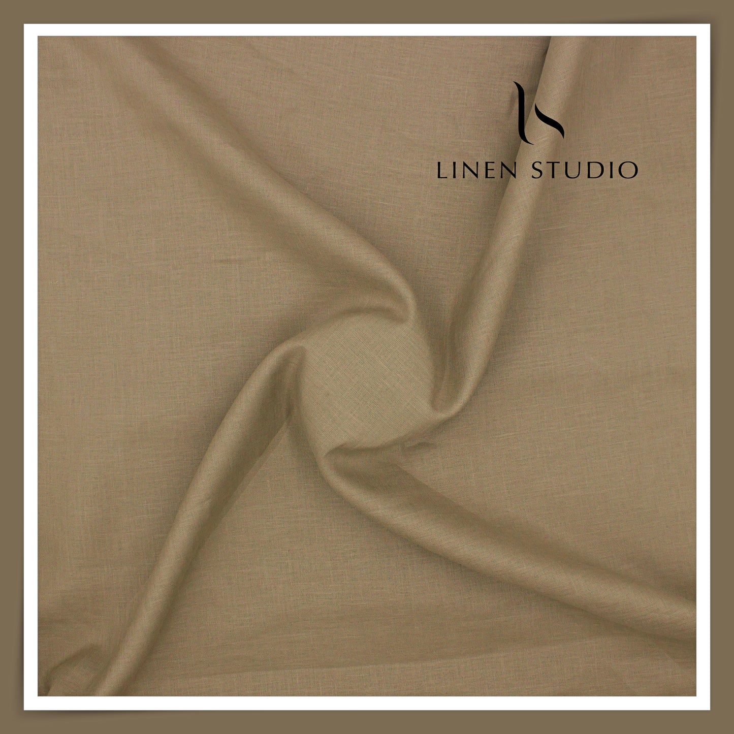 Burgoyne Premium Linen 70 Lea Shirting - Donkey Brown (NEW)