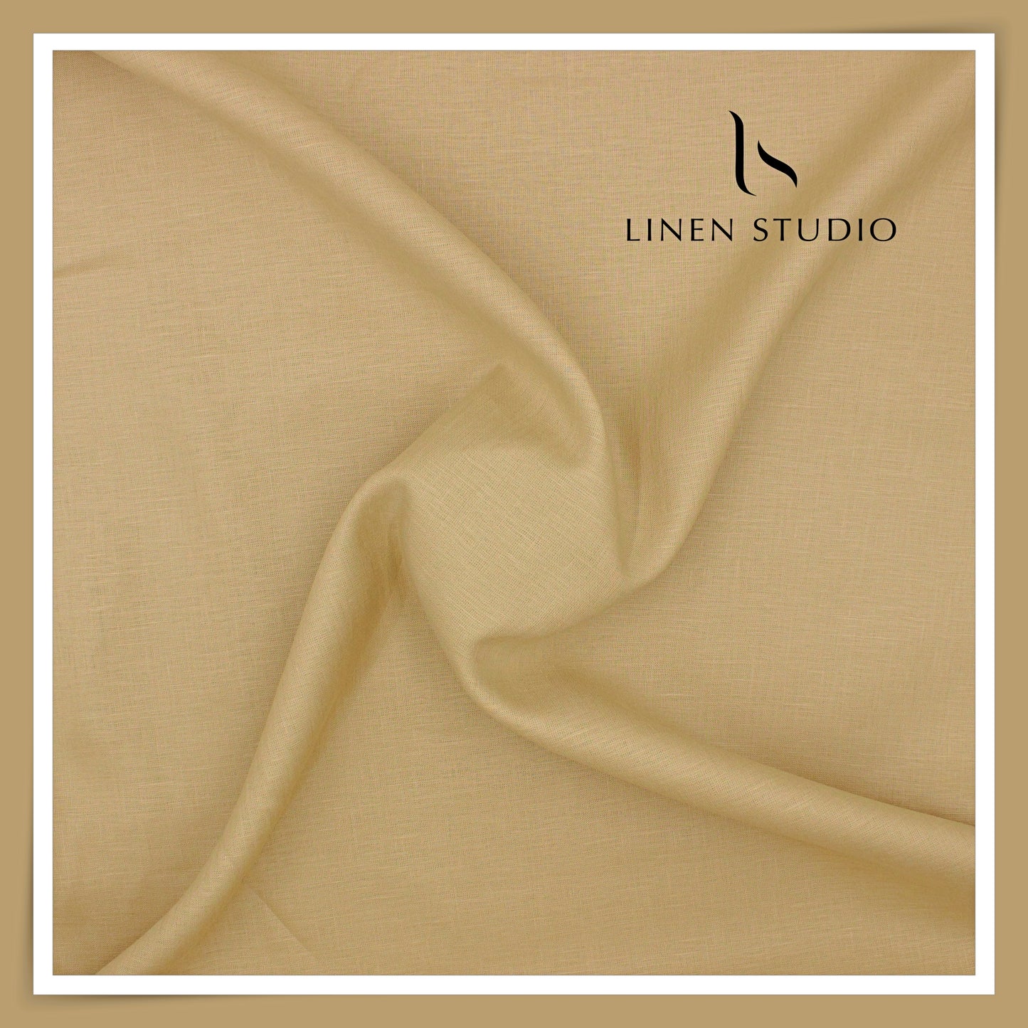 Burgoyne Premium Linen 70 Lea Shirting - Dark Fawn (NEW)