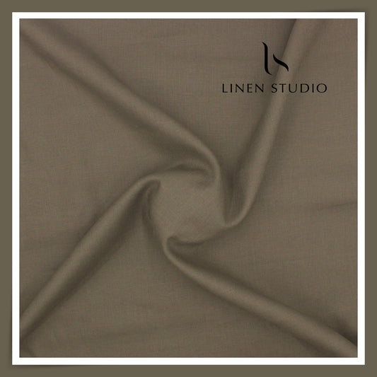Burgoyne Premium Linen 70 Lea Shirting - Soya Bean (NEW)