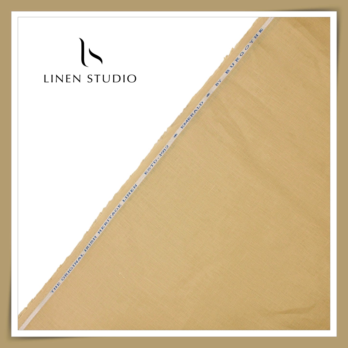Burgoyne Premium Linen 70 Lea Shirting - Sorrell Brown (NEW)