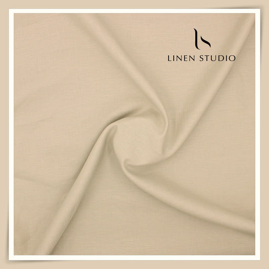 Burgoyne Premium Linen 70 Lea Shirting - Coral Vanilla (NEW)