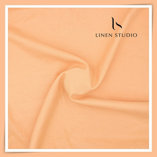 Burgoyne Premium Linen 70 Lea Shirting - Tacao Orange (NEW)
