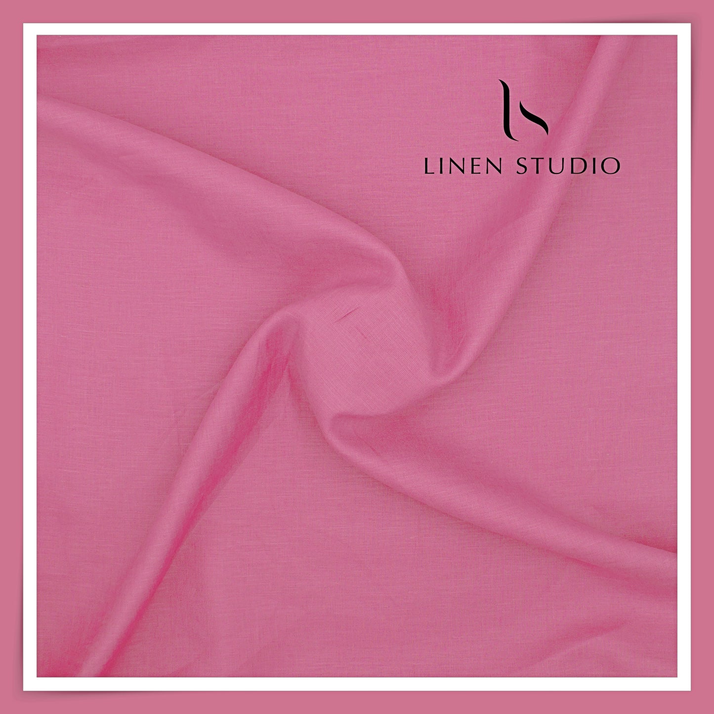 Burgoyne Premium Linen 70 Lea Shirting - Blush Pink (NEW)